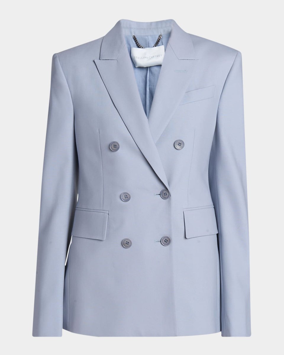 Double-Breasted Wool Blazer